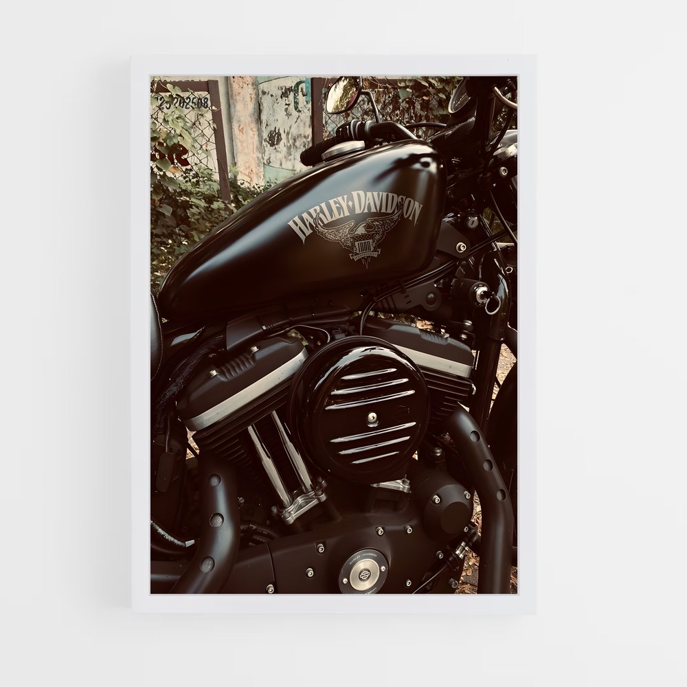 Poster Harley in the City – affiche Harley-Davidson (vue 3)
